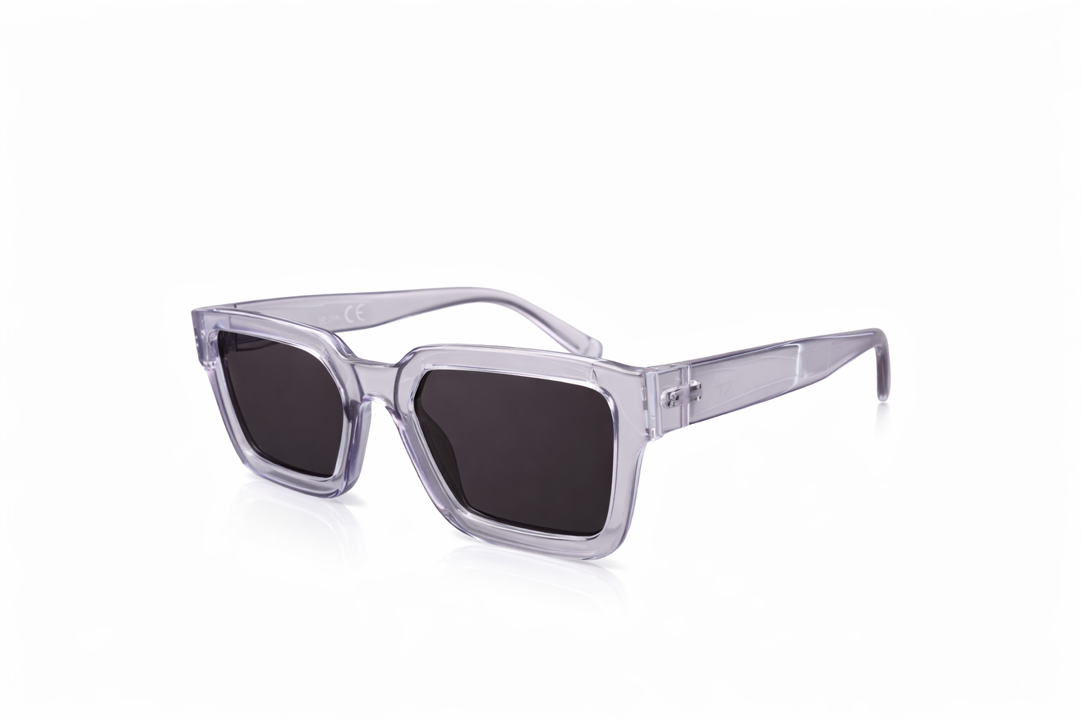 Gafas Rectangulares Transparente Violeta