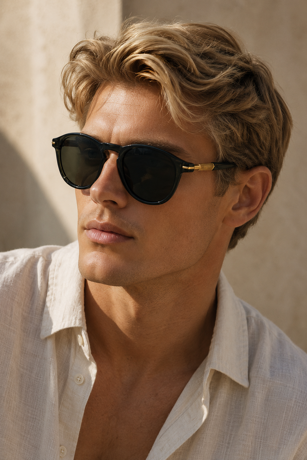 Gafas de Sol Luxury Black Gold – Diseño Exclusivo