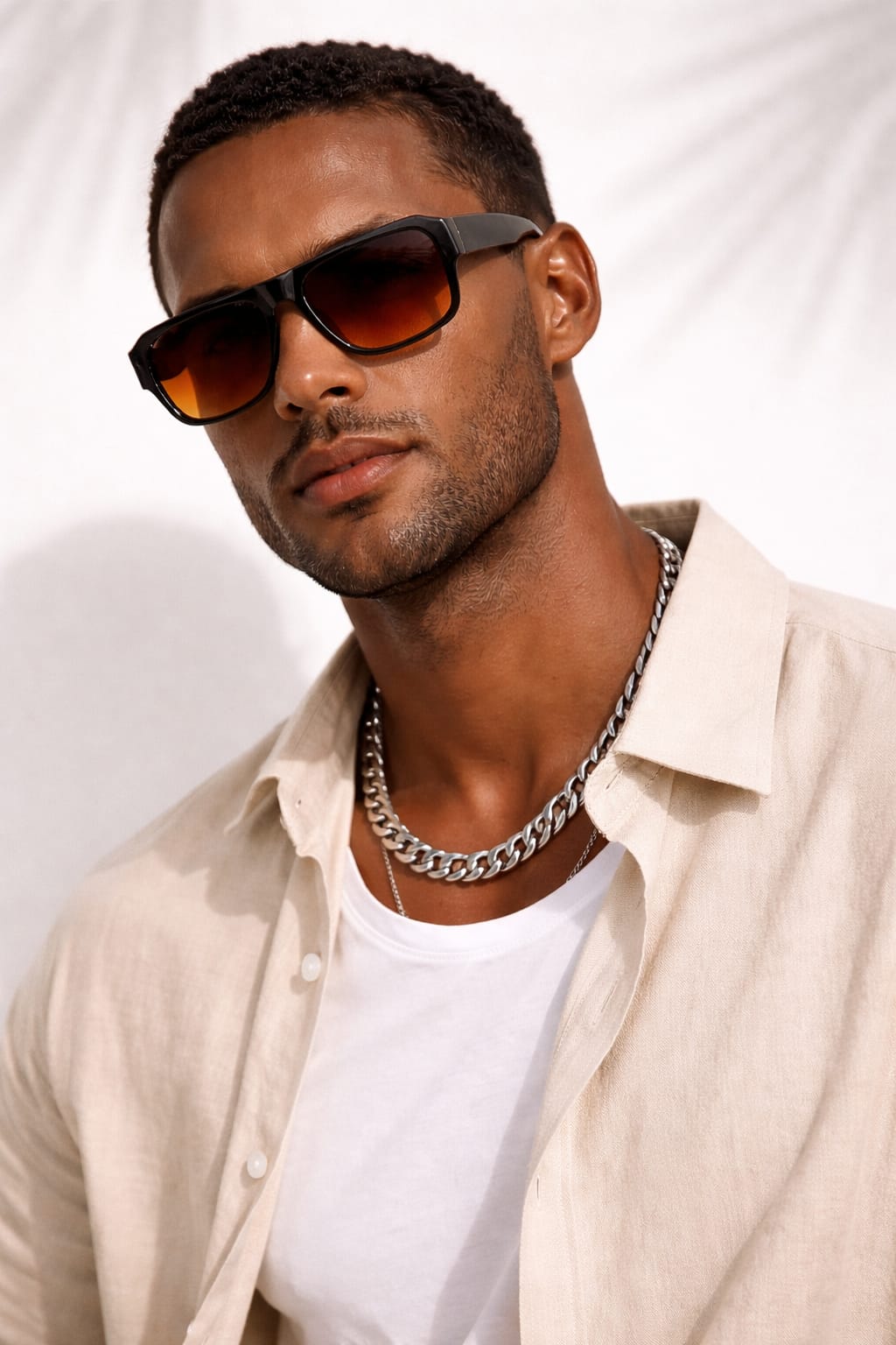 Gafa Cuadrada Oversize Negras