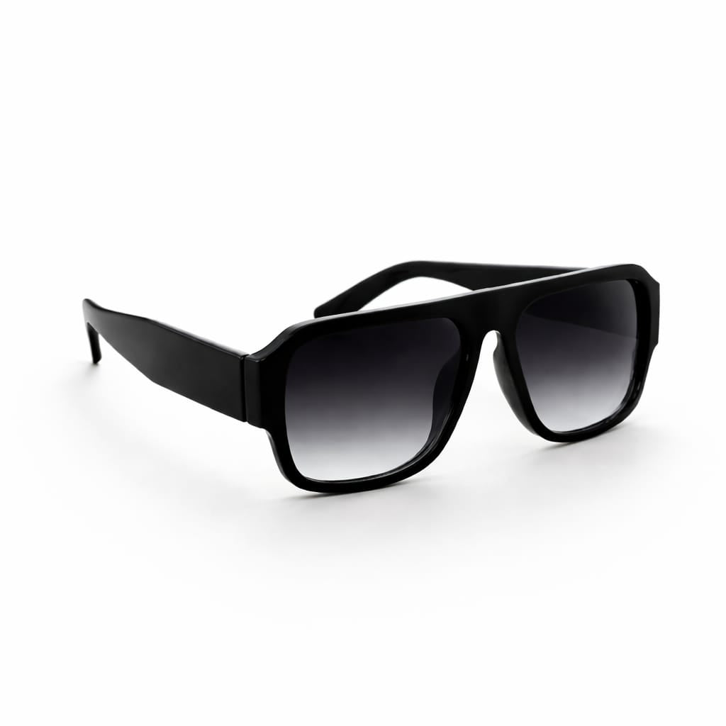 Gafa Cuadrada Negra Oversize