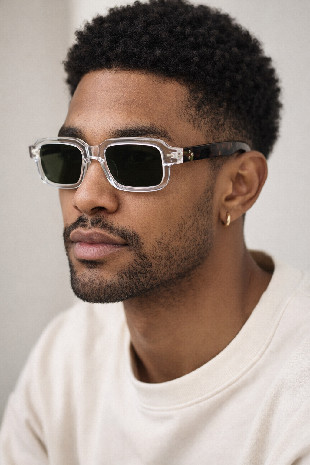 Gafas de Sol Retro Transparentes