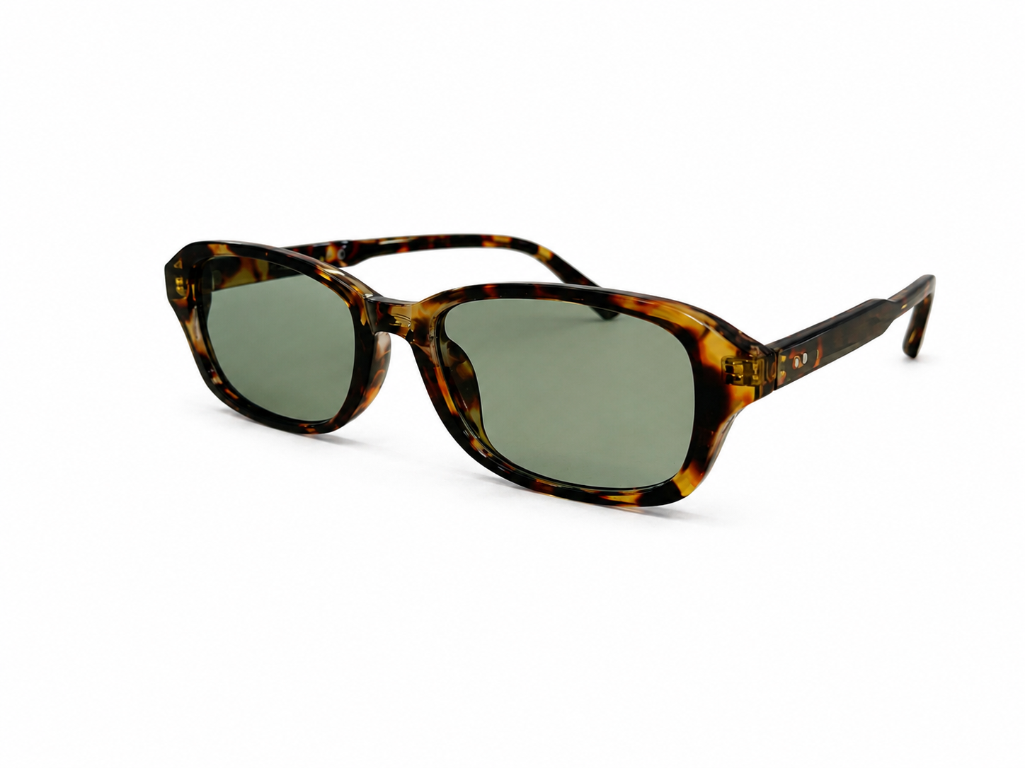 Gafas de Sol Estilo Vintage Carey Verde