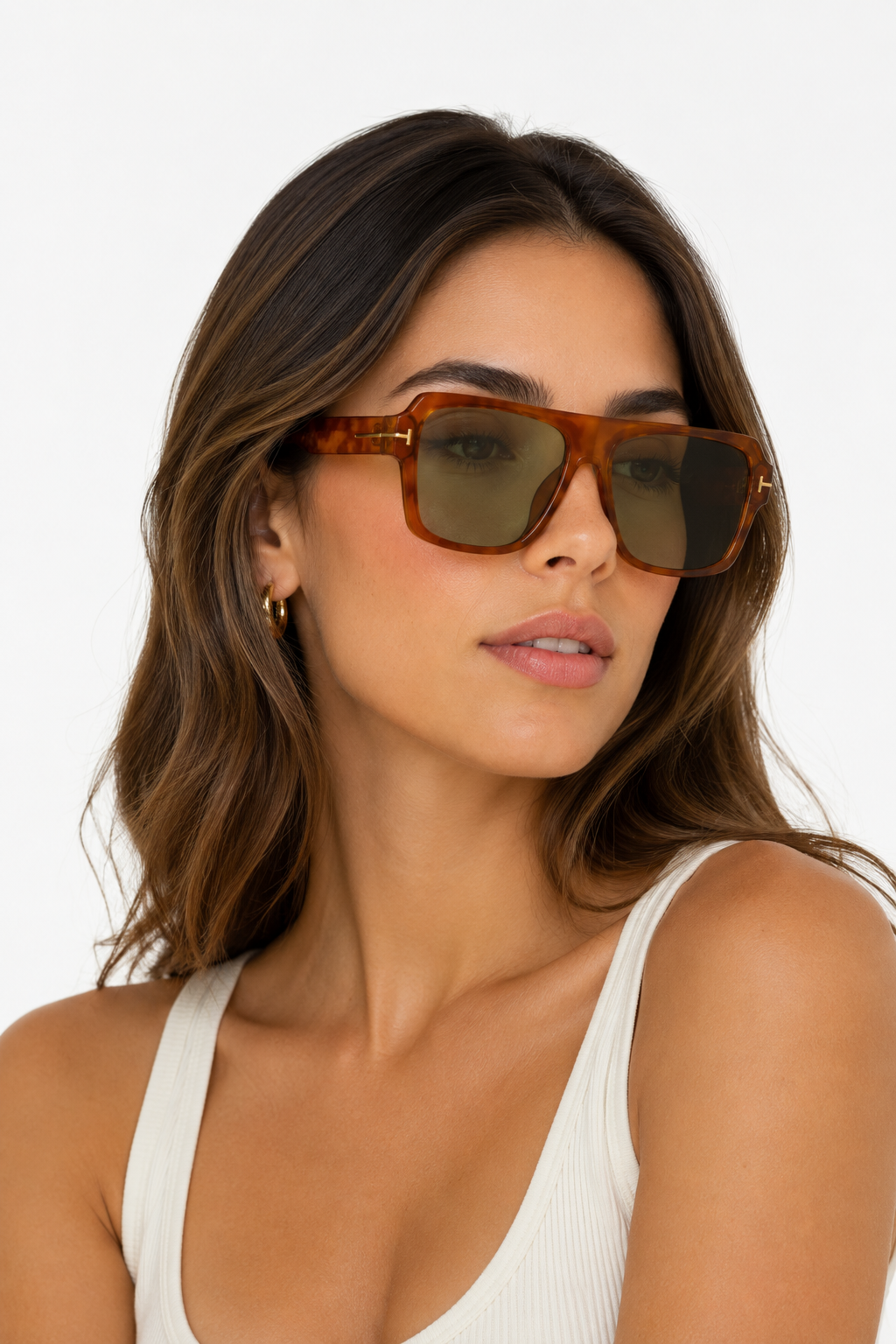 Gafas de Sol Cuadradas Oversize Carey Ámár